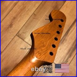 Roasted Maple Rosewood Strat Neck Satin Fits Warmoth Fender bodies 0SRG