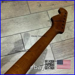 Roasted Maple Rosewood Strat Neck Satin Fits Warmoth Fender bodies 0SRL