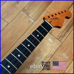 Roasted Maple Rosewood Strat Neck Satin Fits Warmoth Fender bodies 0SRi