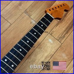 Roasted Maple Rosewood Strat Neck Satin Fits Warmoth Fender bodies 0SRi