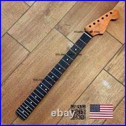 Roasted Maple Rosewood Strat Neck Satin Fits Warmoth Fender bodies 0SRi