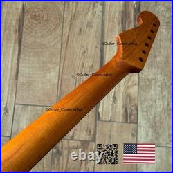 Roasted Maple Rosewood Strat Neck Satin Fits Warmoth Fender bodies SR02B