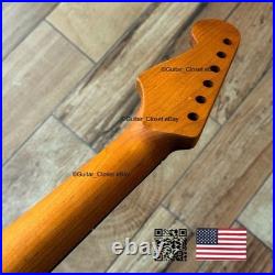 Roasted Maple Rosewood Strat Neck Satin Fits Warmoth Fender bodies SR0F