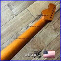 Roasted Maple Rosewood Strat Neck Satin Fits Warmoth Fender bodies SR0F