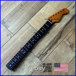 Roasted Maple Rosewood Strat Neck Satin Fits Warmoth Fender bodies SR0F