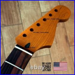 Roasted Maple Rosewood Strat Neck Satin Fits Warmoth Fender bodies SR0S