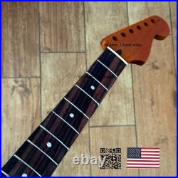 Roasted Maple Rosewood Strat Neck Satin Fits Warmoth Fender bodies SR0S Roasted Maple Rosewood Strat Neck Satin Fits Warmoth Fender bodies SR0S