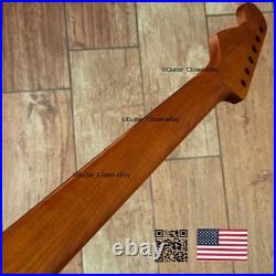 Roasted Maple Rosewood Strat Neck Satin Fits Warmoth Fender bodies SR0S