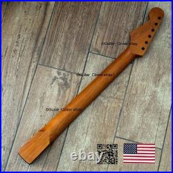 Roasted Maple Rosewood Strat Neck Satin Fits Warmoth Fender bodies SR0S