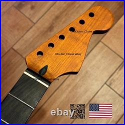 Roasted Maple Rosewood Strat Neck Satin Fits Warmoth & Fender body SR0U