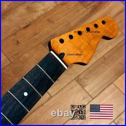 Roasted Maple Rosewood Strat Neck Satin Fits Warmoth & Fender body SR0Y