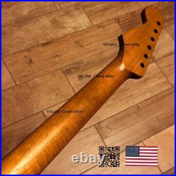 Roasted Maple Rosewood Strat Neck Satin Fits Warmoth & Fender body SR0Y