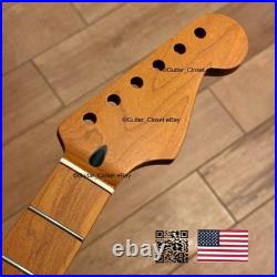 Roasted Maple Strat Neck Nitro Satin Stratocaster Fits Warmoth & Fender SM023