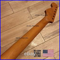 Roasted Maple Strat Neck Nitro Satin Stratocaster Fits Warmoth & Fender SM023