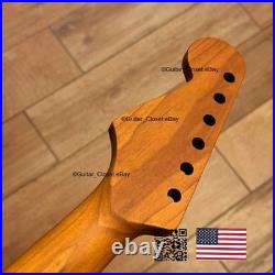 Roasted Maple Strat Neck Nitro Satin Stratocaster Fits Warmoth & Fender SM026