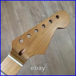 Roasted Maple Strat Neck Nitro Satin Stratocaster Fits Warmoth & Fender SM02B1 Roasted Maple Strat Neck Nitro Satin Stratocaster Fits Warmoth & Fender SM02B1