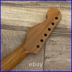 Roasted Maple Strat Neck Nitro Satin Stratocaster Fits Warmoth & Fender SM02B1