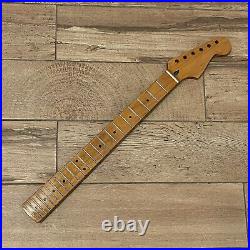 Roasted Maple Strat Neck Nitro Satin Stratocaster Fits Warmoth & Fender SM02B1