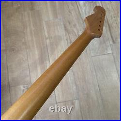 Roasted Maple Strat Neck Nitro Satin Stratocaster Fits Warmoth & Fender SM02B1 Roasted Maple Strat Neck Nitro Satin Stratocaster Fits Warmoth & Fender SM02B1