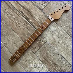 Roasted Maple Strat Neck Nitro Satin Stratocaster Fits Warmoth & Fender SM02B1 Roasted Maple Strat Neck Nitro Satin Stratocaster Fits Warmoth & Fender SM02B1