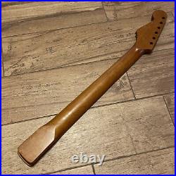 Roasted Maple Strat Neck Nitro Satin Stratocaster Fits Warmoth & Fender SM02B2