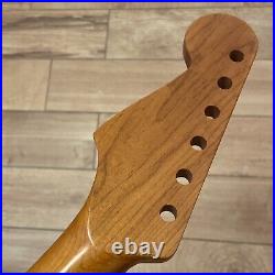 Roasted Maple Strat Neck Nitro Satin Stratocaster Fits Warmoth & Fender SM02B3