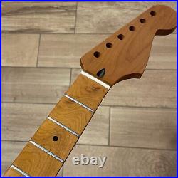 Roasted Maple Strat Neck Nitro Satin Stratocaster Fits Warmoth & Fender SM02B3