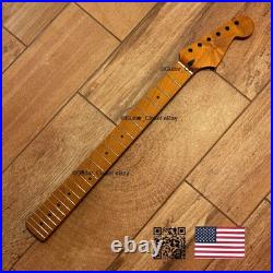 Roasted Maple Strat Neck Nitro Satin Stratocaster Fits Warmoth & Fender SM02B3
