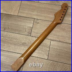 Roasted Maple Strat Neck Nitro Satin Stratocaster Fits Warmoth & Fender SM02B3