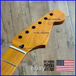 Roasted Maple Strat Neck Nitro Satin Stratocaster Fits Warmoth & Fender SM02B4