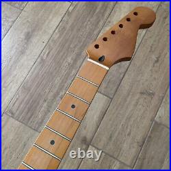 Roasted Maple Strat Neck Nitro Satin Stratocaster Fits Warmoth & Fender SM02B4