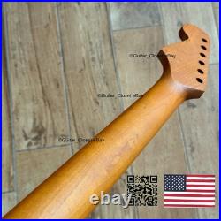 Roasted Maple Strat Neck Nitro Satin Stratocaster Fits Warmoth & Fender SM02B4