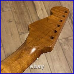 Roasted Maple Strat Neck Nitro Satin Stratocaster Fits Warmoth & Fender SM02B5