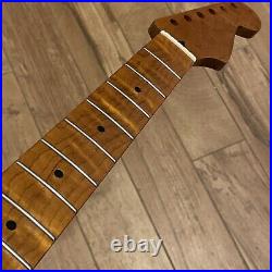 Roasted Maple Strat Neck Nitro Satin Stratocaster Fits Warmoth & Fender SM02B5