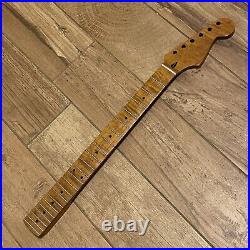 Roasted Maple Strat Neck Nitro Satin Stratocaster Fits Warmoth & Fender SM02B5