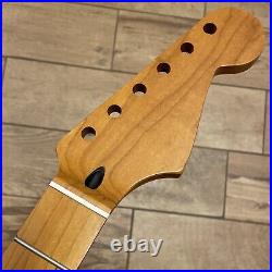 Roasted Maple Strat Neck Nitro Satin Stratocaster Fits Warmoth & Fender SM02B6