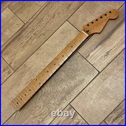 Roasted Maple Strat Neck Nitro Satin Stratocaster Fits Warmoth & Fender SM02B6