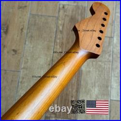 Roasted Maple Strat Neck Nitro Satin Stratocaster Fits Warmoth & Fender SM02BD Roasted Maple Strat Neck Nitro Satin Stratocaster Fits Warmoth & Fender SM02BD