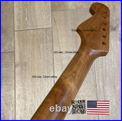 Roasted Maple Strat Neck Nitro Satin Stratocaster Fits Warmoth & Fender SM02BE