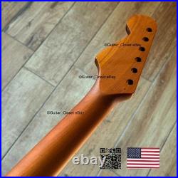 Roasted Maple Strat Neck Nitro Satin Stratocaster Fits Warmoth & Fender SM02G Roasted Maple Strat Neck Nitro Satin Stratocaster Fits Warmoth & Fender SM02G