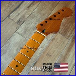 Roasted Maple Strat Neck Nitro Satin Stratocaster Fits Warmoth & Fender SM02G Roasted Maple Strat Neck Nitro Satin Stratocaster Fits Warmoth & Fender SM02G