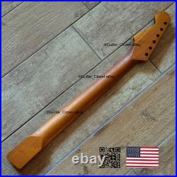 Roasted Maple Strat Neck Nitro Satin Stratocaster Fits Warmoth & Fender SM02G Roasted Maple Strat Neck Nitro Satin Stratocaster Fits Warmoth & Fender SM02G