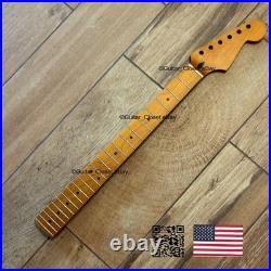 Roasted Maple Strat Neck Nitro Satin Stratocaster Fits Warmoth & Fender SM02L Roasted Maple Strat Neck Nitro Satin Stratocaster Fits Warmoth & Fender SM02L
