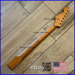 Roasted Maple Strat Neck Nitro Satin Stratocaster Fits Warmoth & Fender SM02L Roasted Maple Strat Neck Nitro Satin Stratocaster Fits Warmoth & Fender SM02L