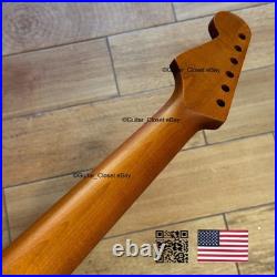 Roasted Maple Strat Neck Nitro Satin Stratocaster Fits Warmoth & Fender SM02P