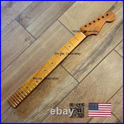 Roasted Maple Strat Neck Nitro Satin Stratocaster Fits Warmoth & Fender SM02P
