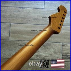 Roasted Maple Strat Neck Nitro Satin Stratocaster Fits Warmoth & Fender SM02T