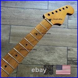 Roasted Maple Strat Neck Nitro Satin Stratocaster Fits Warmoth & Fender SM02T