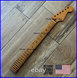 Roasted Maple Strat Neck Nitro Satin Stratocaster Fits Warmoth & Fender SM02T