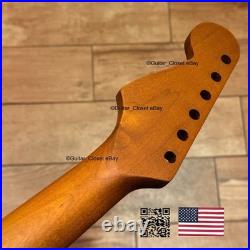 Roasted Maple Strat Neck Nitro Satin Stratocaster Fits Warmoth & Fender SM02X